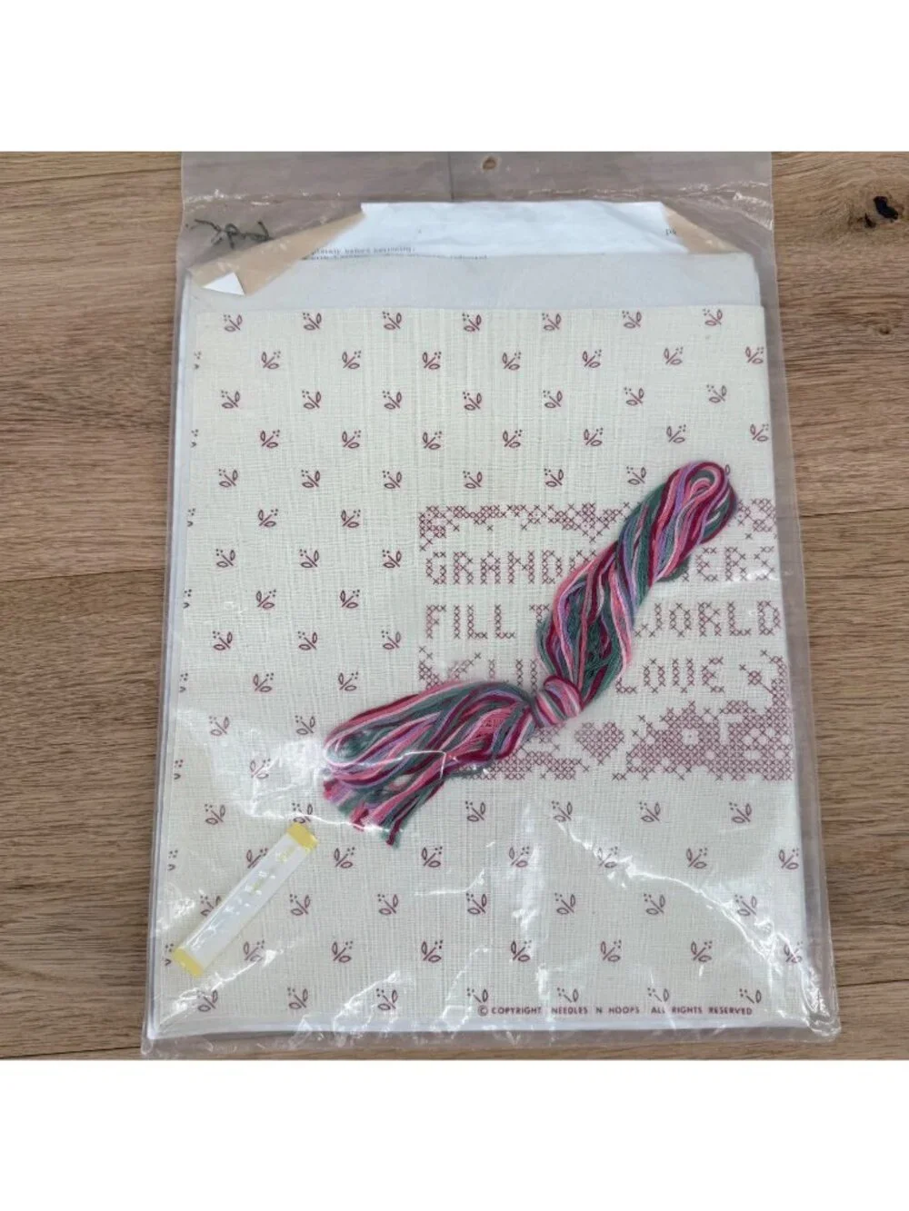Prints Charming VTG Grandmothers Love Cross Stitch Kit 727 NEW SEALED